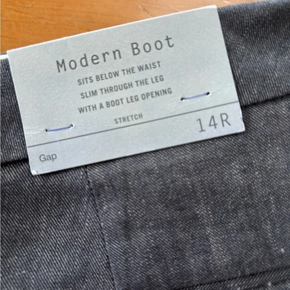 NWT Gap Modern Boot dress pants- Gray! - Picture 1 of 5